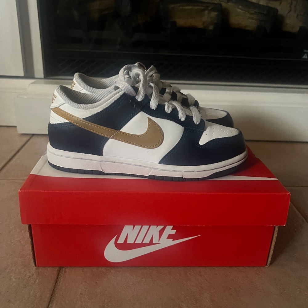 Nike Dunk Low PSE White/Wheat/Midnight Navy Size 13c